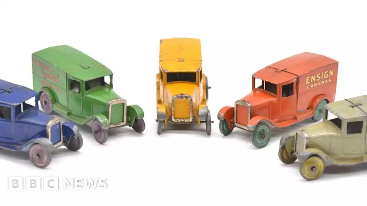 Dinky vintage toy vans sell for thousands at auction