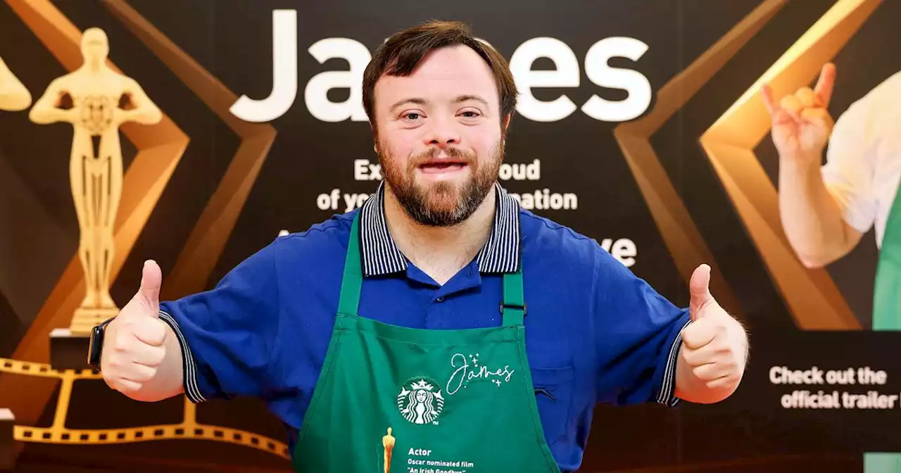 Belfast actor James Martin enjoys red carpet send off from work colleagues