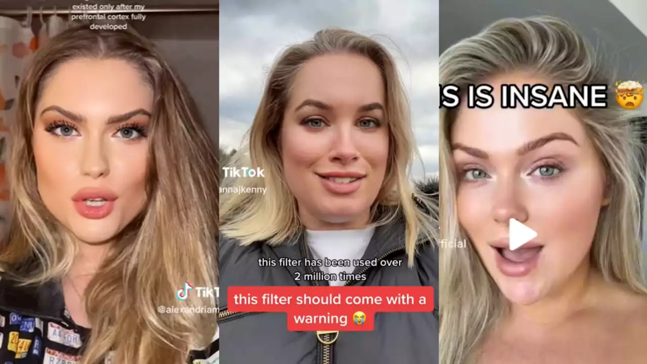 'Bold Glamour': le filtre TikTok qui remplace la chirurgie esthétique (et renforce les complexes)