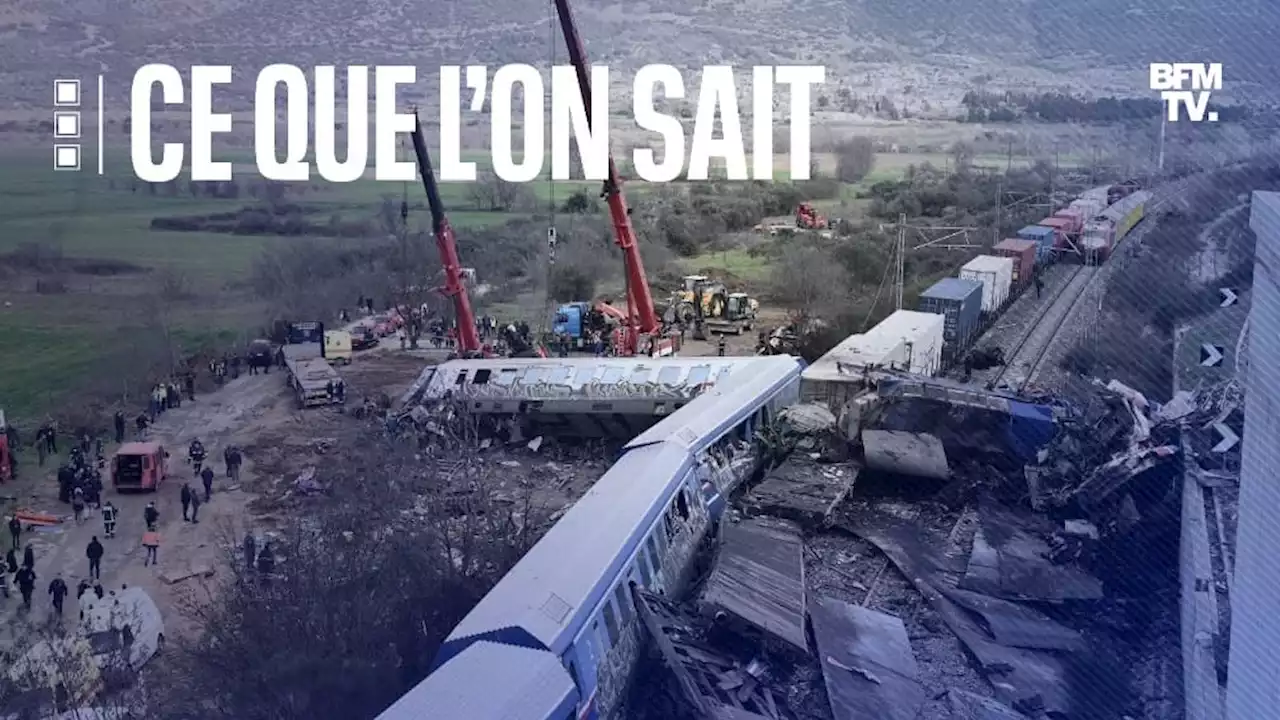 Ce que l'on sait sur la collision entre deux trains survenue en Grèce