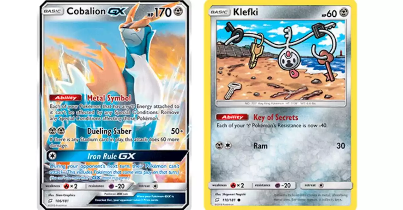 The Cards Of Pokémon TCG: Team Up Part 21: Cobalion & Klefki