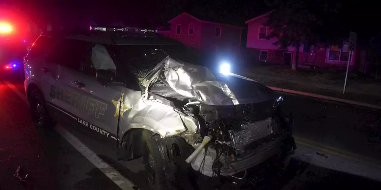 Deputy seriously hurt in crash with driver opening beer