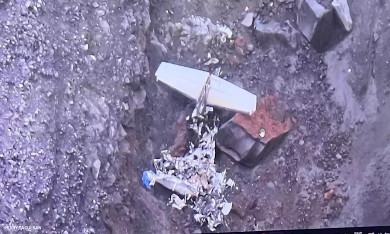 1 of 4 Cessna passengers' remains brought down from Mayon wreckage