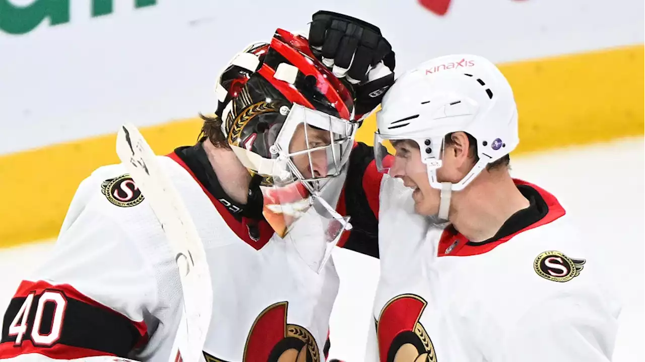 Senators goalie Mads Sogaard named NHL rookie of the month