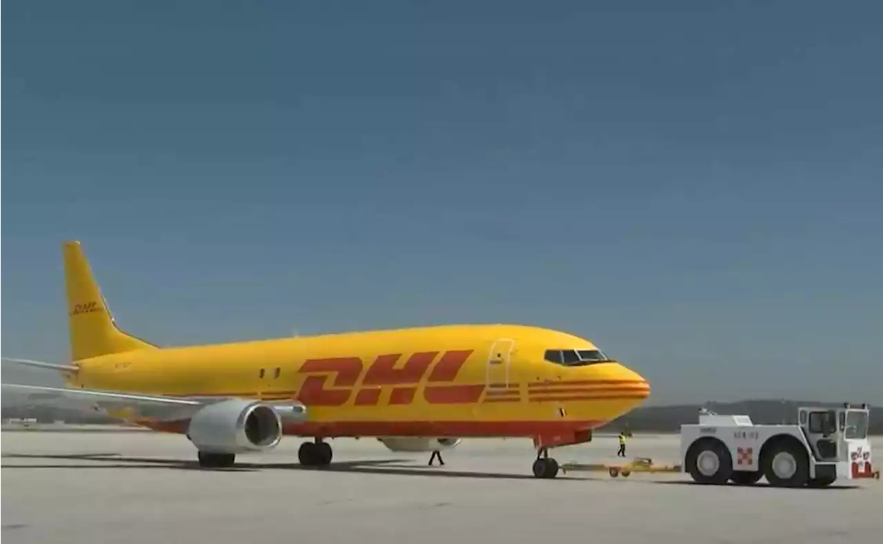 Llega al AIFA el primer vuelo de carga de la empresa DHL