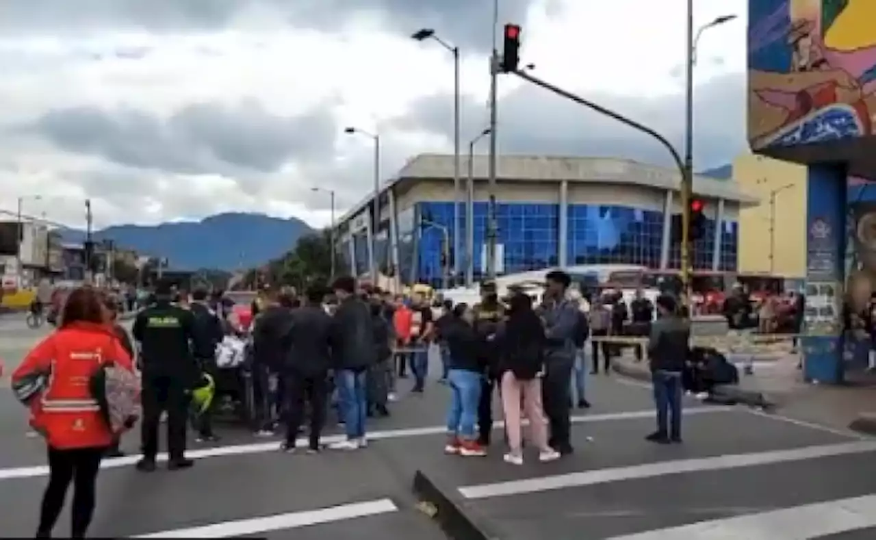 Estas son las vías afectadas hoy por protestas en Bogotá