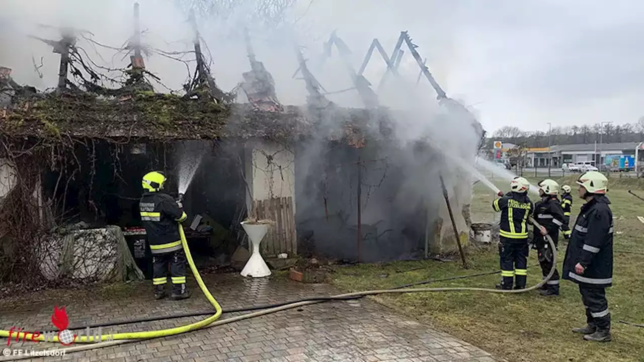 Bgld: Brand einer kleineren Scheune in Litzelsdorf