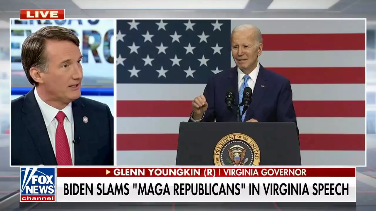 Gov. Youngkin fires back at Biden's criticism of 'MAGA Republicans' in Virginia: 'Go to Ohio'