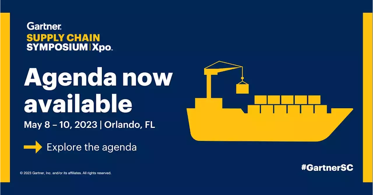 Gartner Supply Chain Symposium/Xpo™ 2023 conference, Orlando, FL