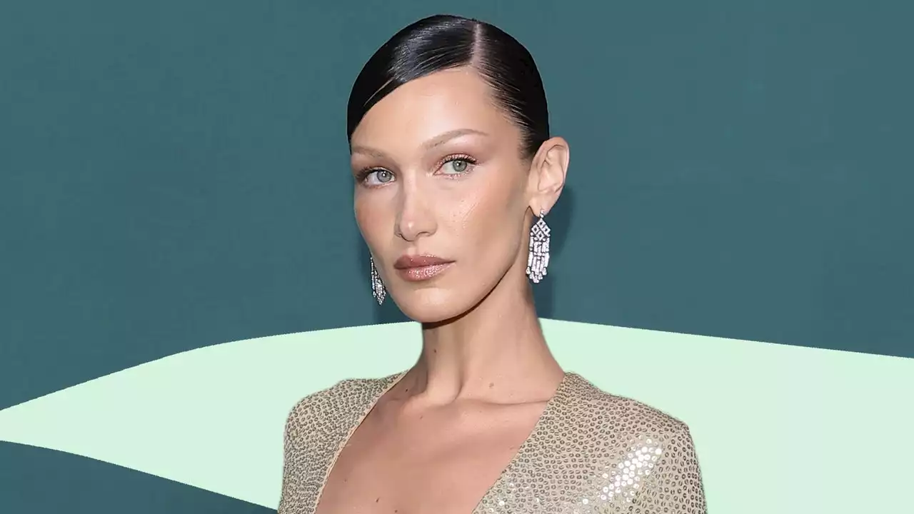 Bella Hadid gave the puppy eyeliner trend a bold, smudgy twist