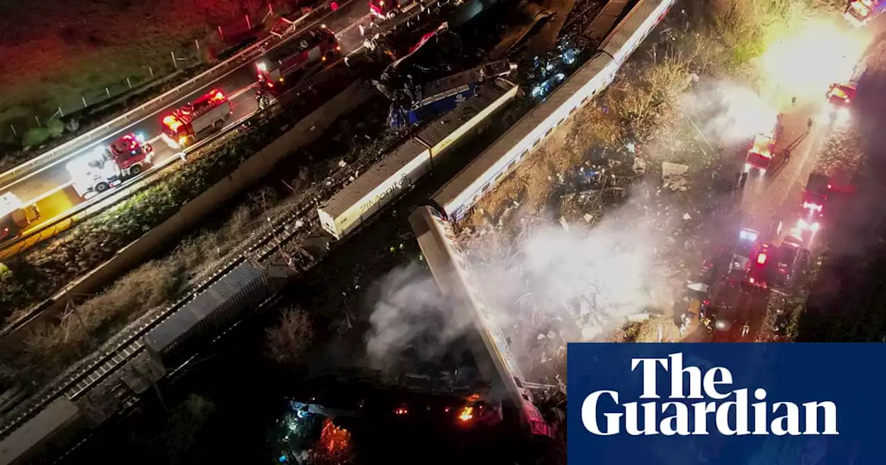 Greece train crash: at least 36 killed and dozens injured in collision