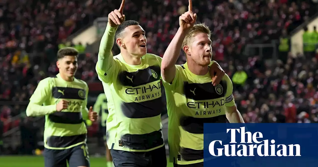 Manchester City into FA Cup quarter-finals as Foden bares teeth in Bristol