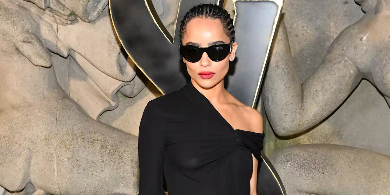 No One Looks Cooler Than Zoë Kravitz in This One-Shoulder Minidress