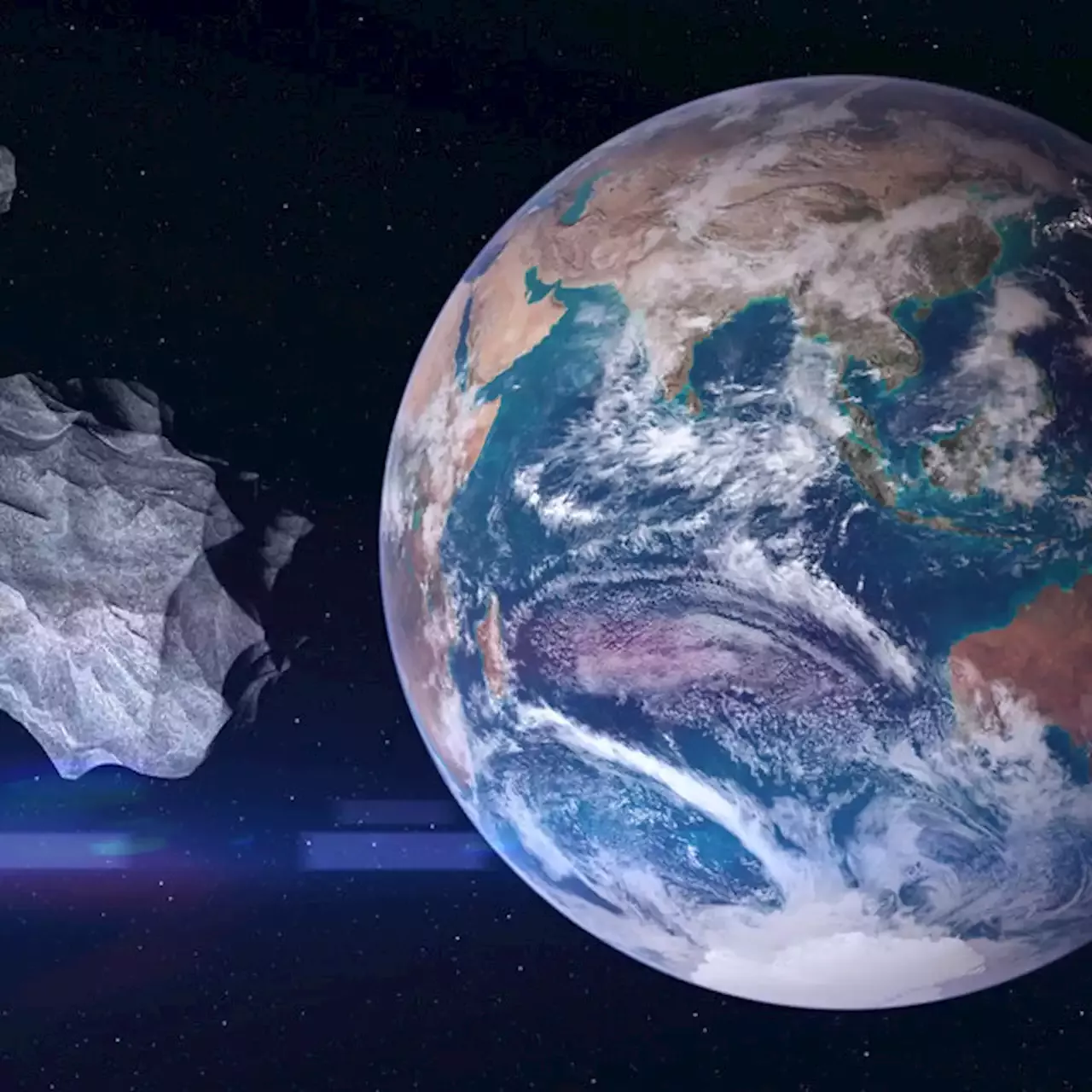 New Hubble footage shows exact moment a NASA spacecraft slammed into an asteroid  7 million miles from Earth