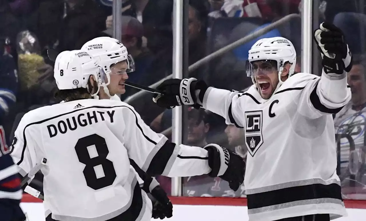 Kopitar scores 4, Kempe nets shootout winner as Kings edge Jets