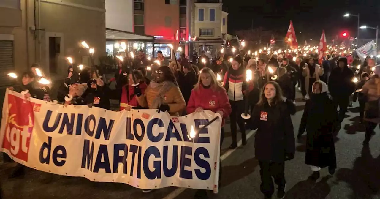 Martigues : tout feu tout flammes contre la réforme des retraites