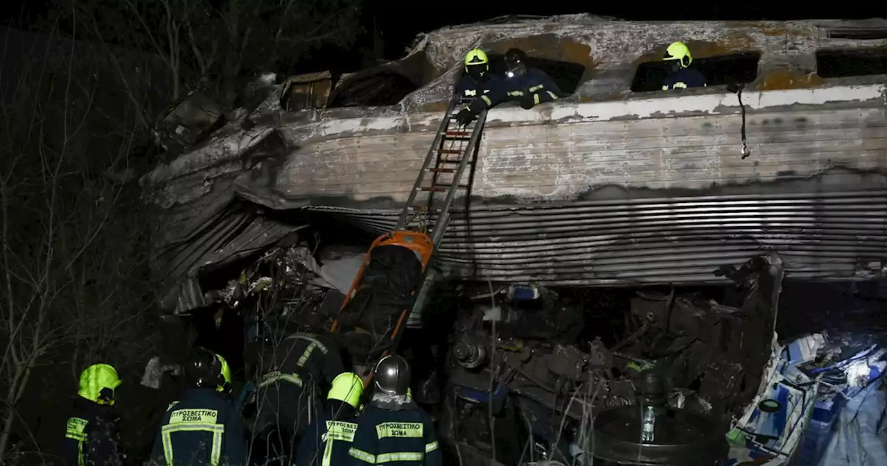 Grèce: 29 morts et 85 blessés dans un accident entre deux trains