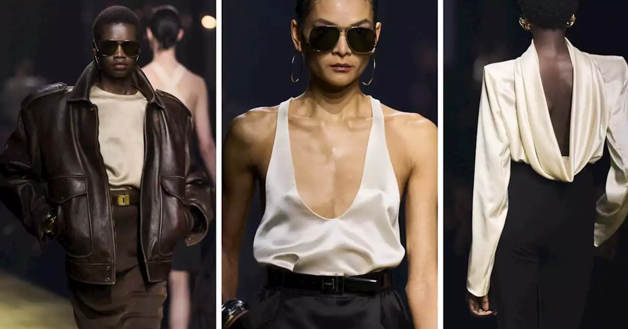 13 détails du défilé Saint Laurent automne-hiver 2023-2024 qu'on va adopter