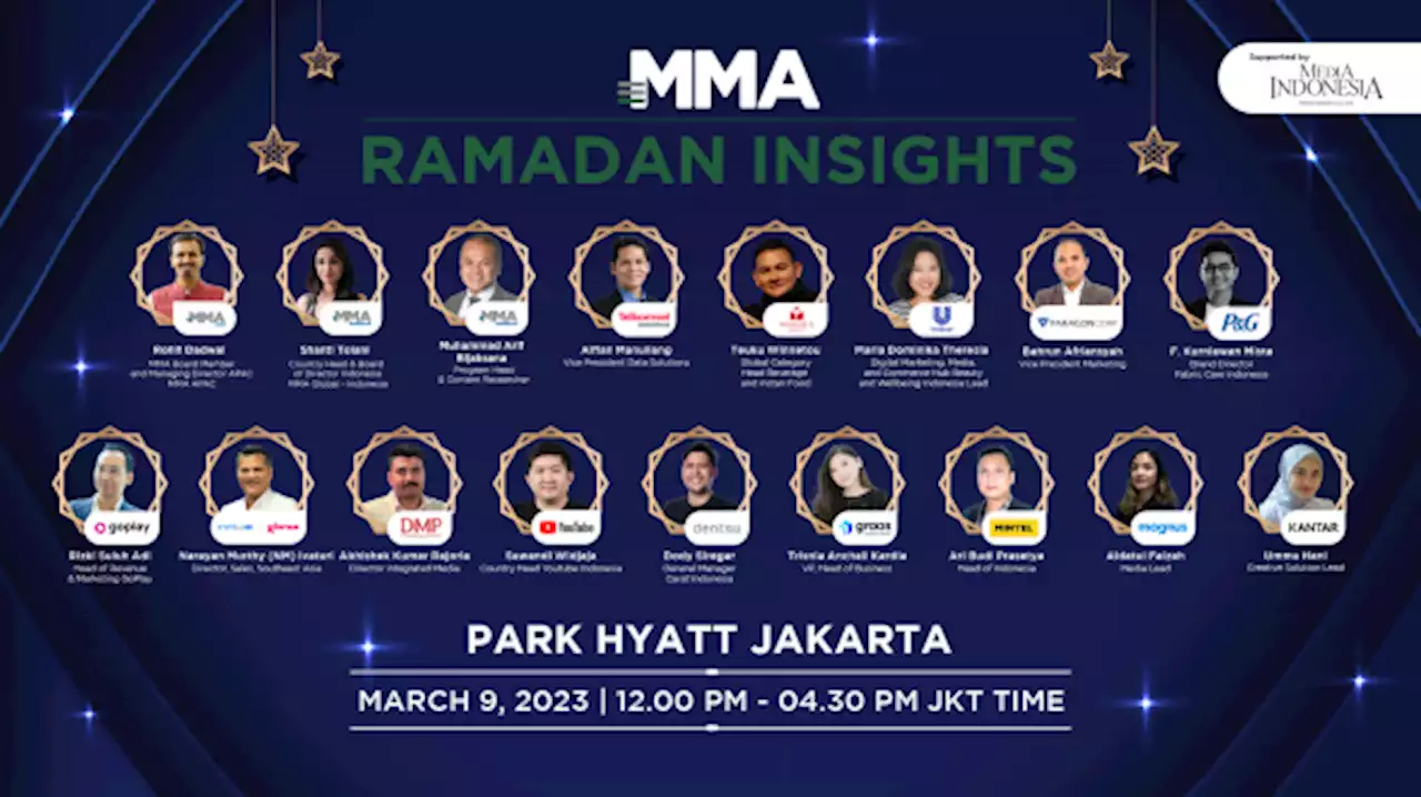 MMA Global Indonesia akan Gelar Ramadhan Insight 2023, Bahas Tren Industri dan Strategi Pemasaran