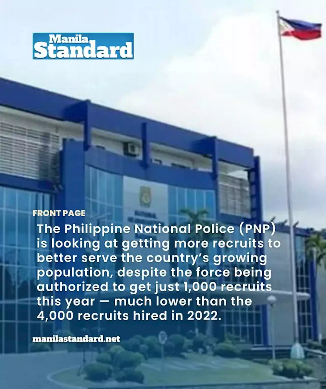 PNP, House eye more police recruits