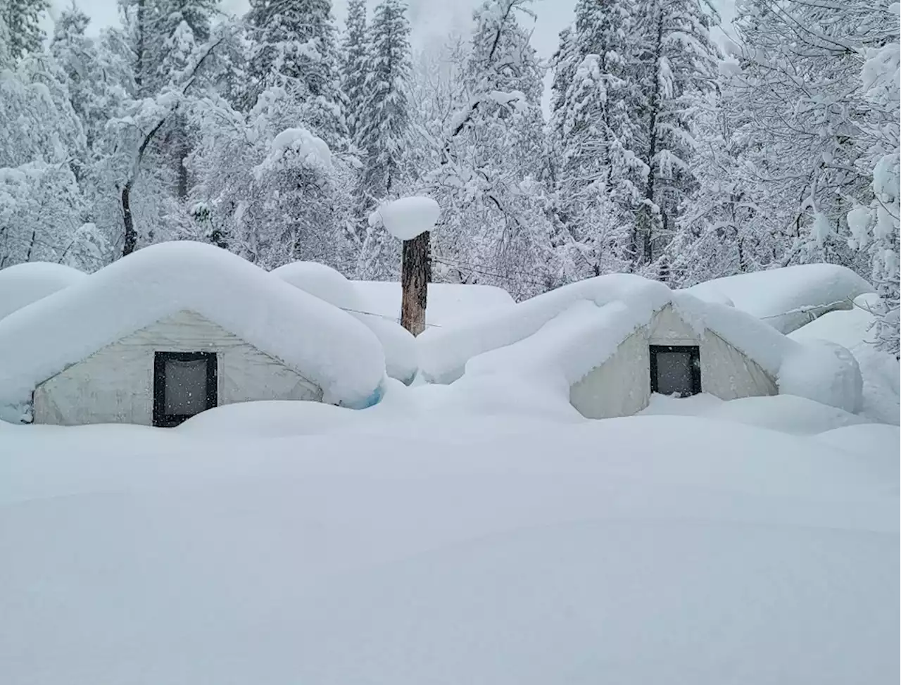 Yosemite, Buried Under Several Feet of Snow, Remains Closed Indefinitely