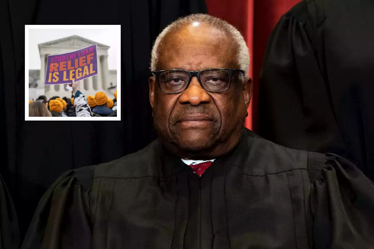 Clarence Thomas complained about his own student loan debt