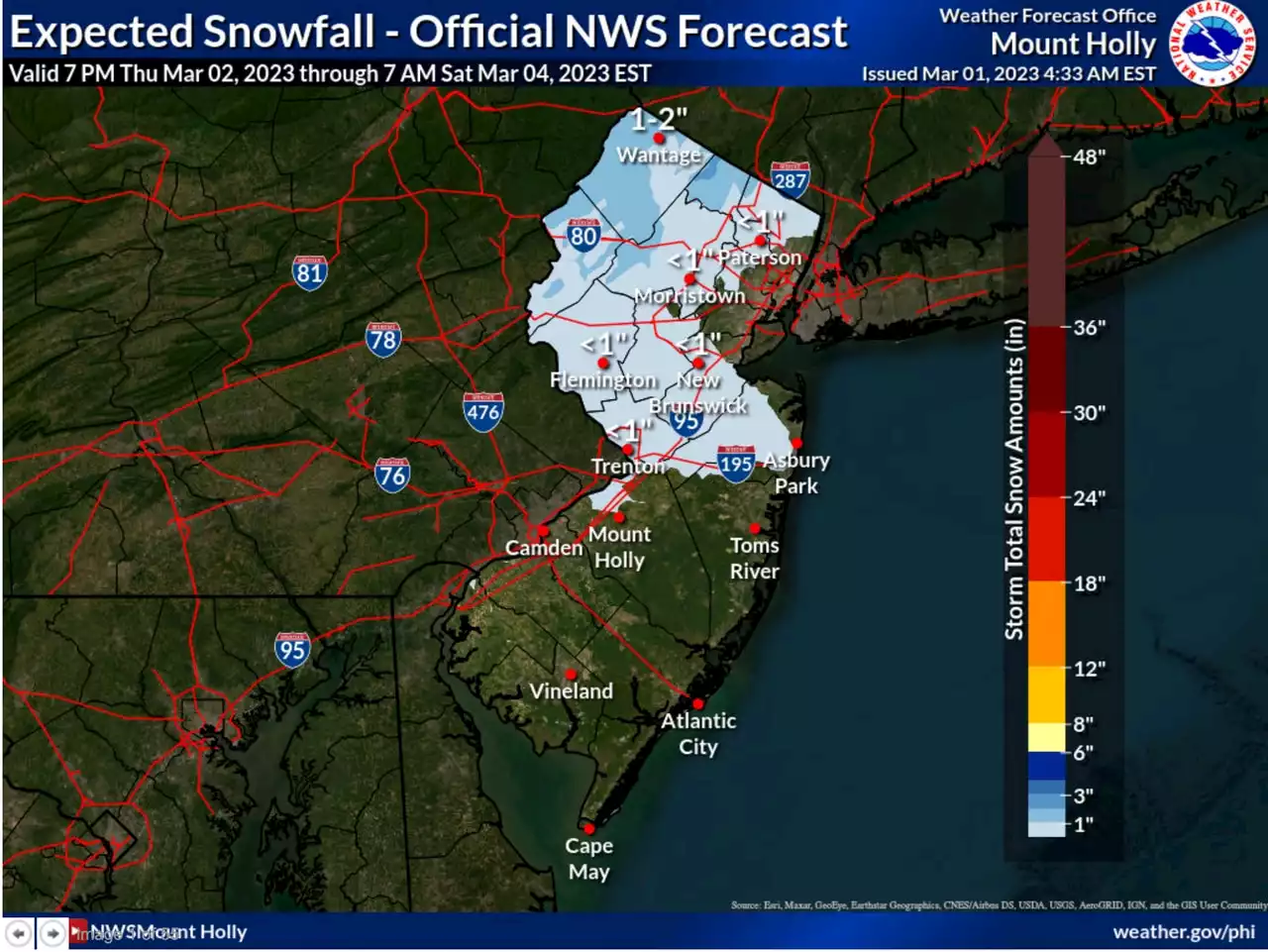 Snow, rain, gusty winds expected Friday for N.J. in latest messy winter storm