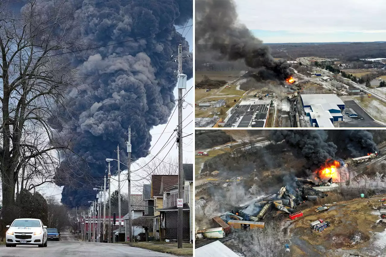 Air pollutants found at Ohio train derailment site could pose long-term risks, researchers say