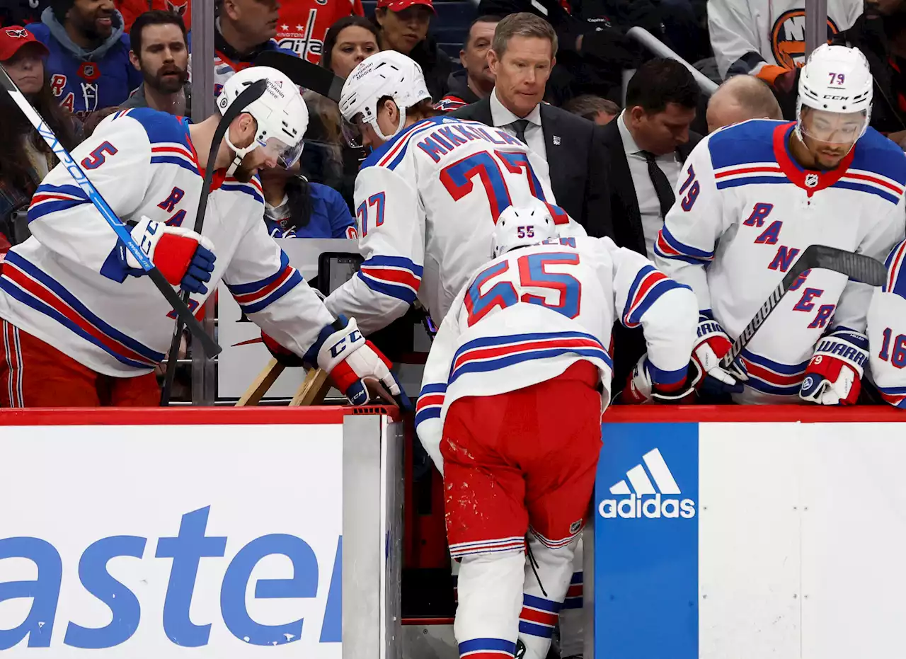 Rangers will be short on defense for another night