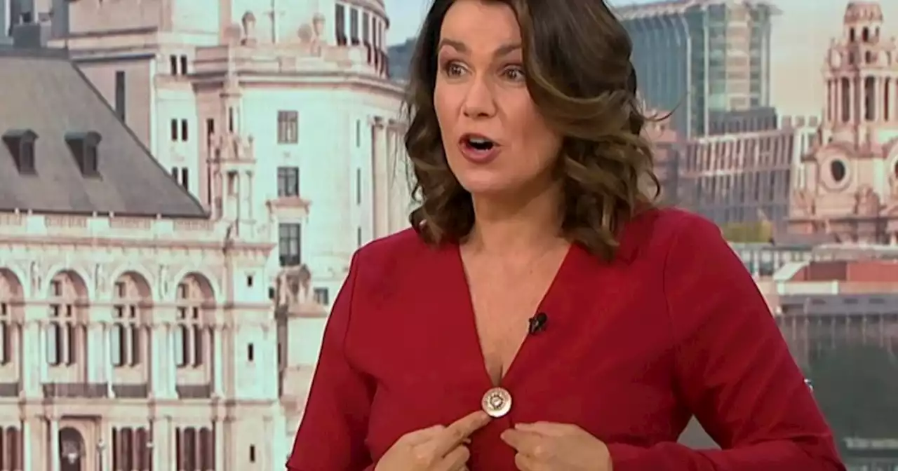 GMB's Susanna Reid forced to change outfit twice after 'racy' wardrobe blunder