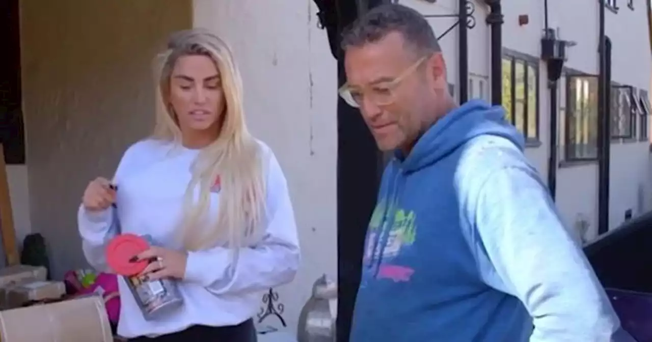 Katie Price fans swoon over her rarely seen brother as he helps her chop wood