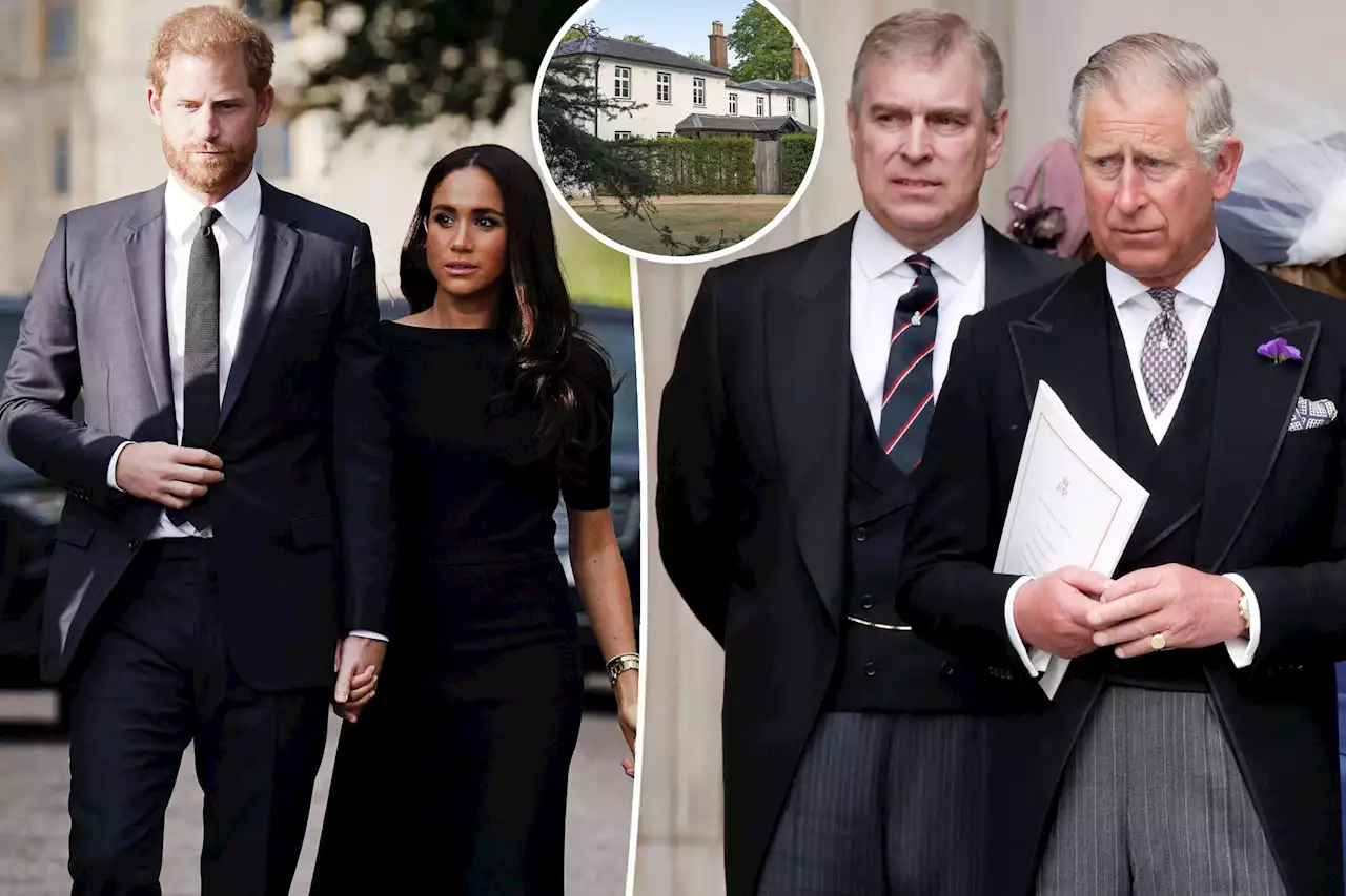 King Charles evicting Harry, Meghan from Frogmore Cottage, giving to Andrew