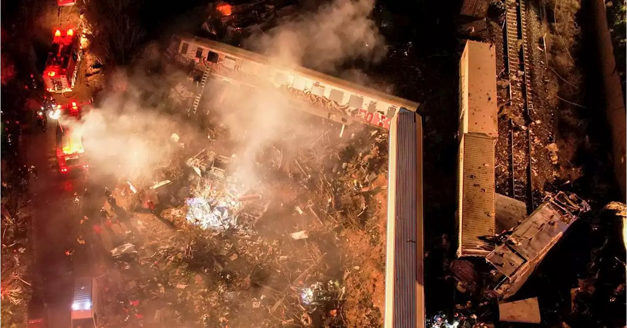 Two trains collide in Greece, 26 killed, at least 85 injured