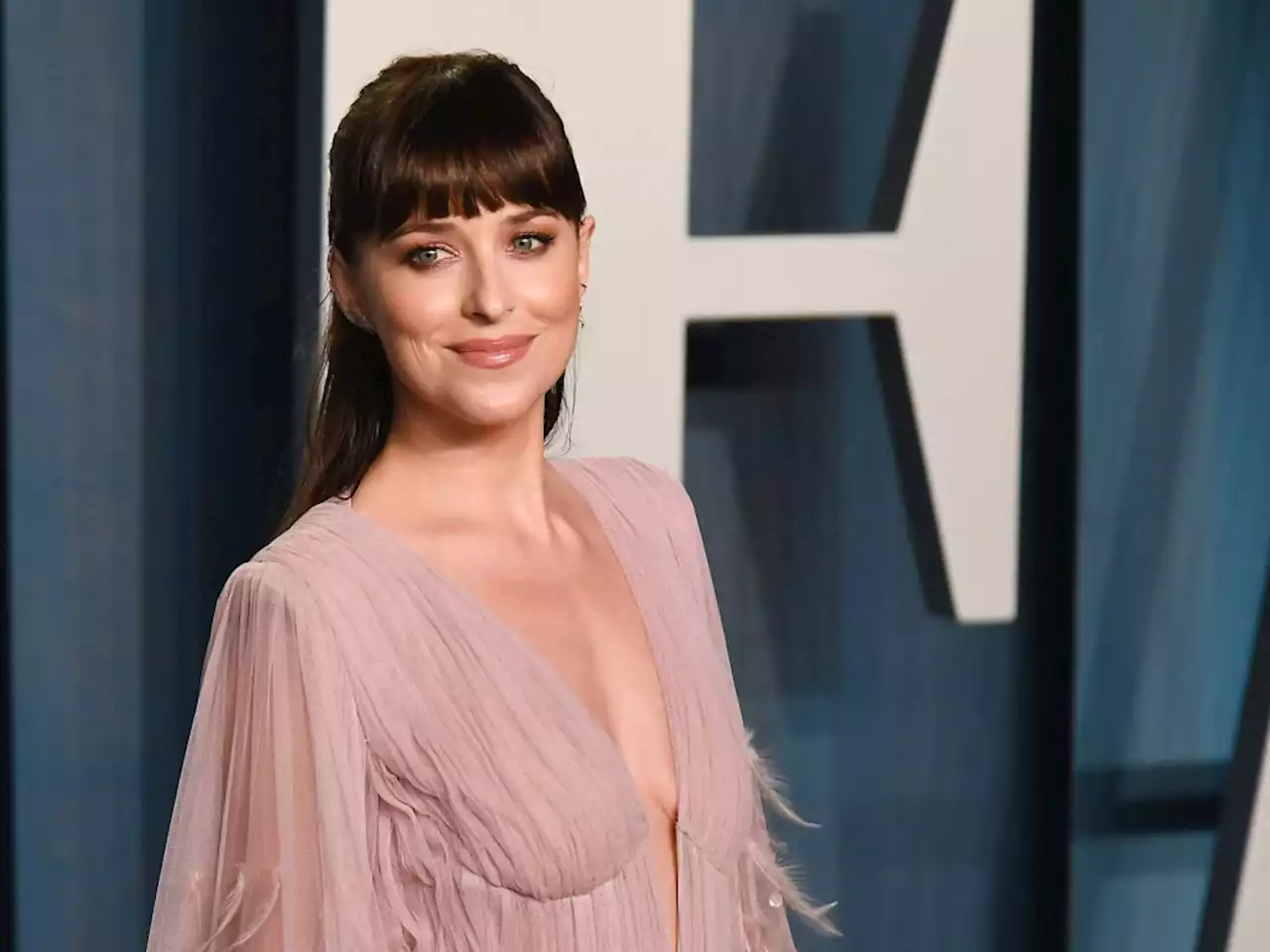 Dakota Johnson Freed the Nipple in This Spellbinding Sheer Black Bodysuit for Milan Fashion Week