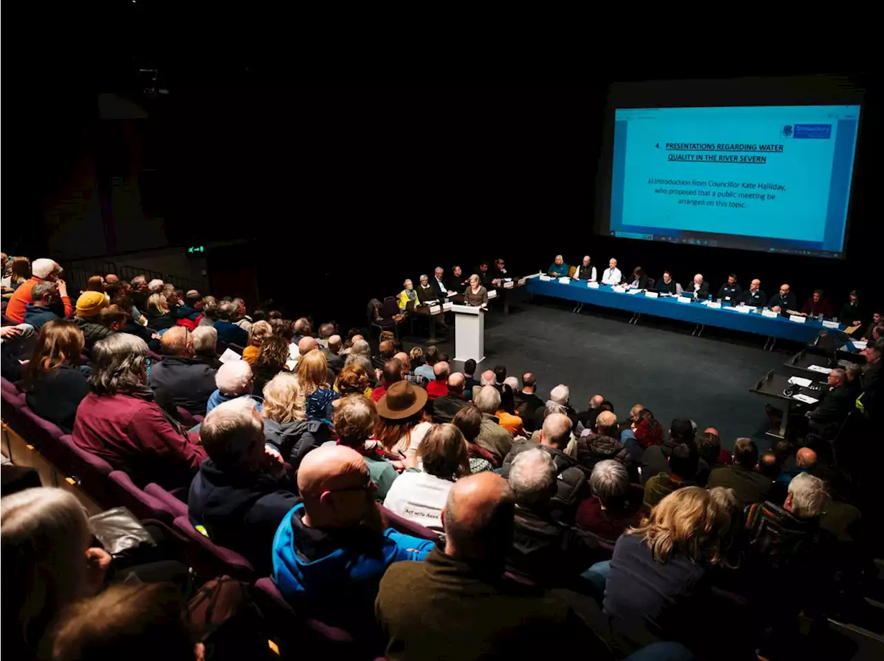 Shrewsbury campaigners encouraged after packed river sewage pollution debate