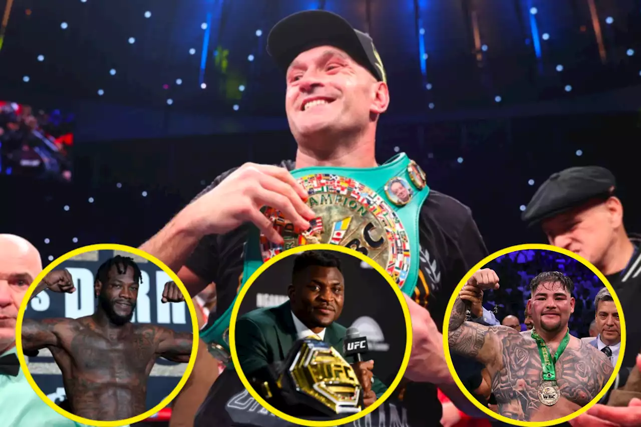 Tyson Fury could finally face Francis Ngannou in the ring if Oleksandr Usyk fight can't be made