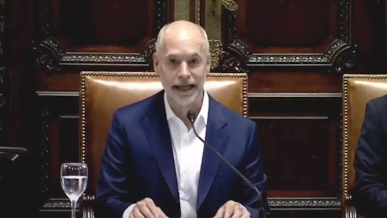 'Es mi UPD': Rodríguez Larreta abrió sesiones en la Legislatura porteña y destacó su gestión