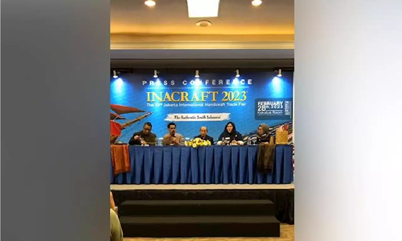 Digelar 1-5 Maret 2023, Inacraft 2023 Usung Pesona Budaya Sulawesi Selatan