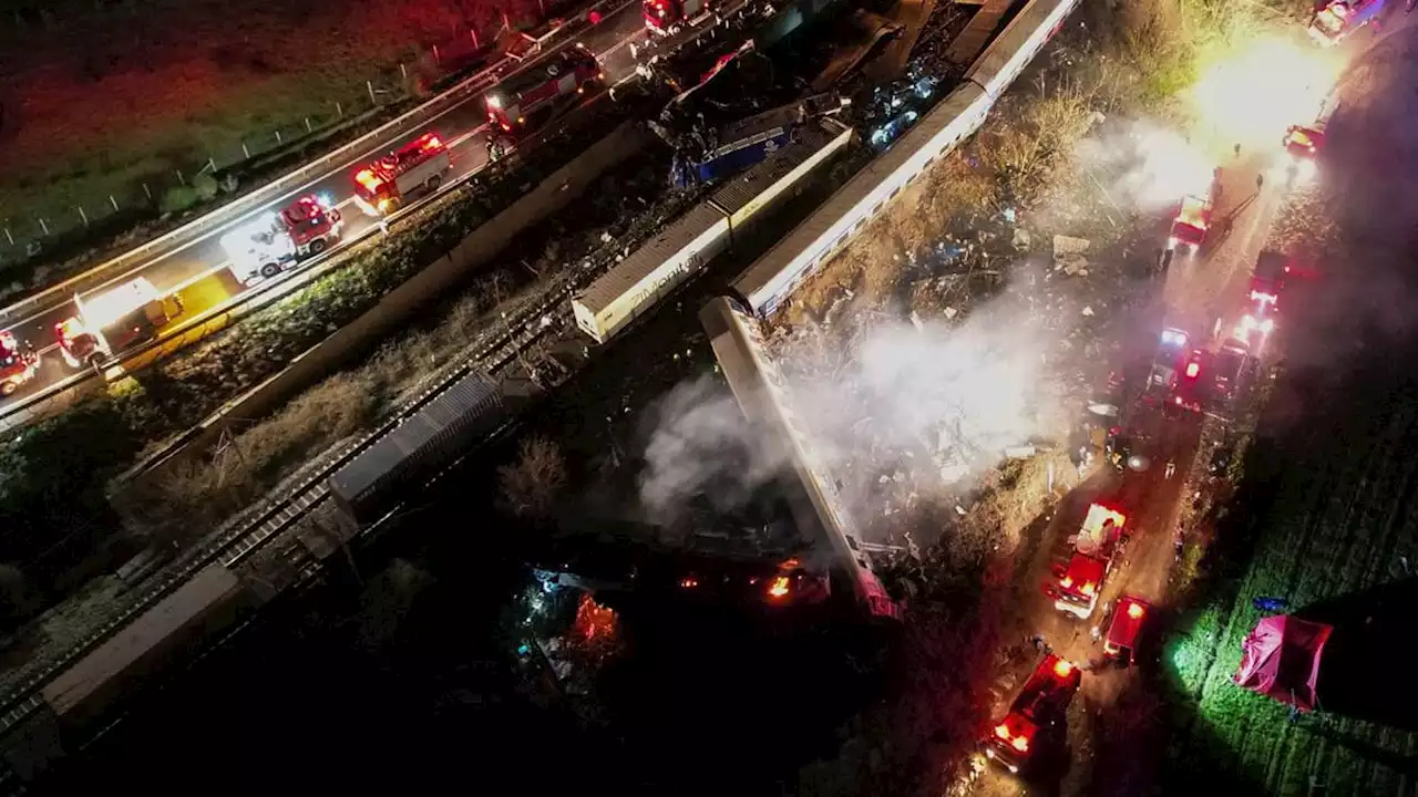 At Least 26 Killed After Fiery Crash Between Two Trains in Greece