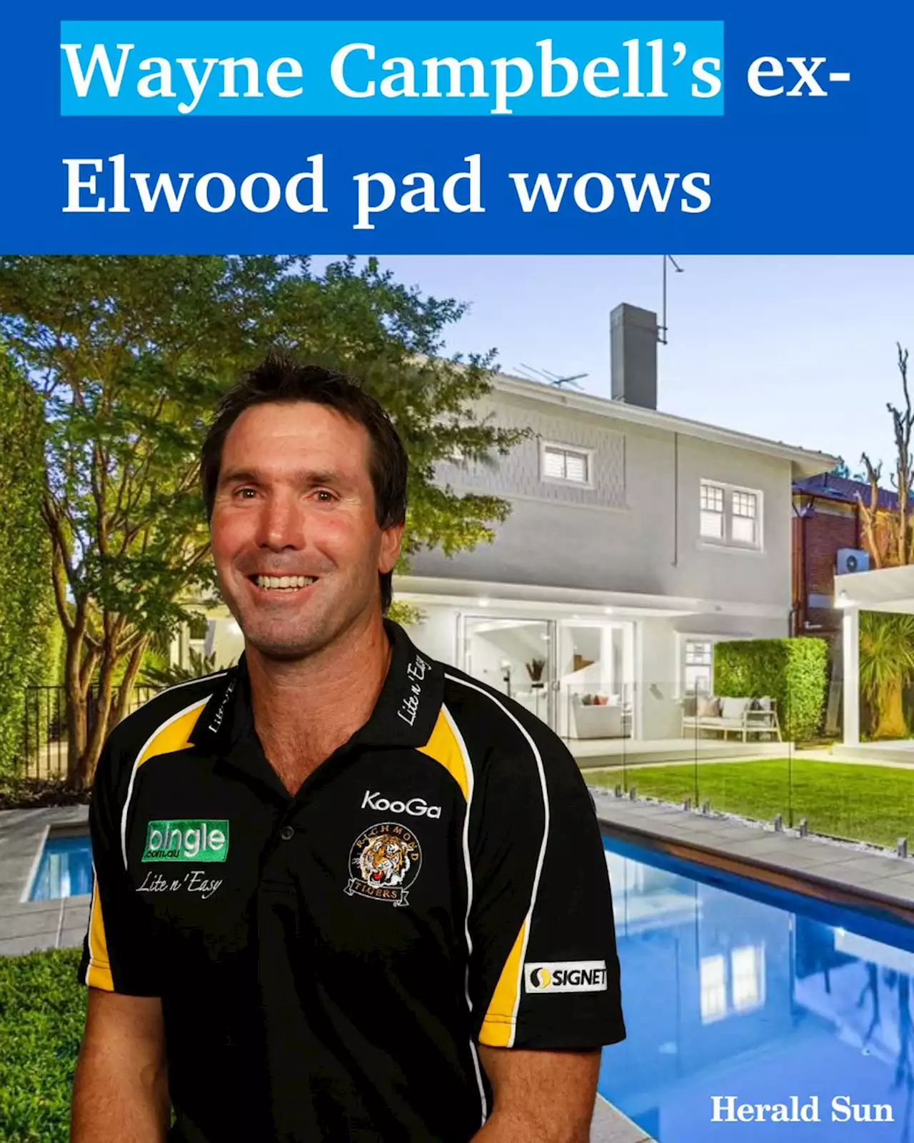 Elwood: Ex-Richmond captain Wayne Campbell’s former house set to score $5.95m+ goal - realestate.com.au