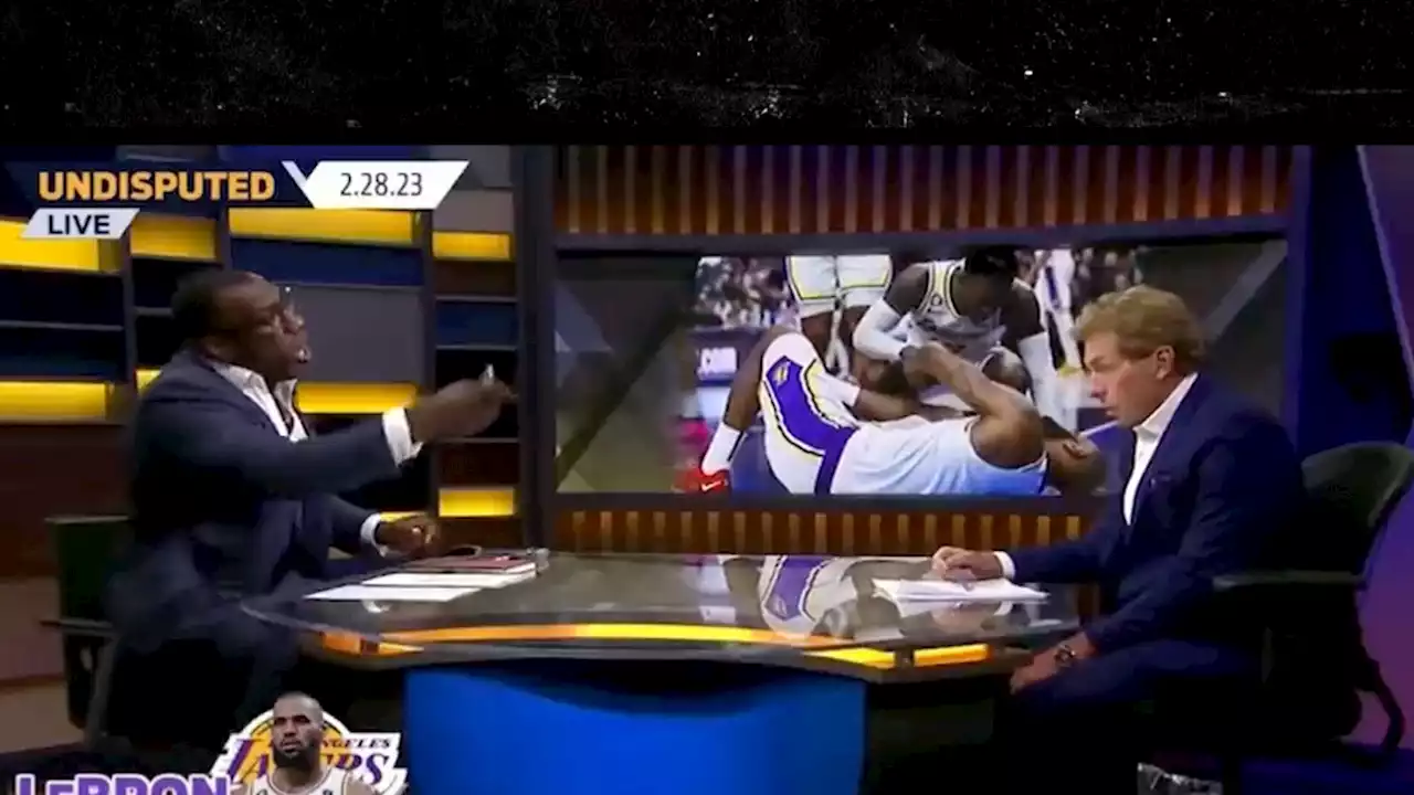 Skip Bayless Questions LeBron James' Injury In Heated Exchange W/ Shannon Sharpe