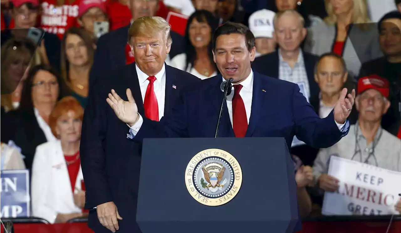 Dueling conservative confabs pit Trump against DeSantis