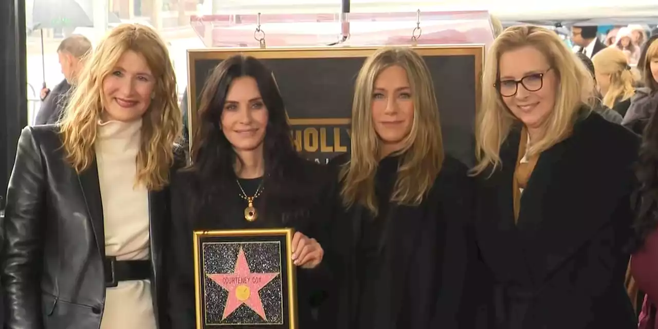 Courteney Cox gets star on Hollywood Walk of Fame