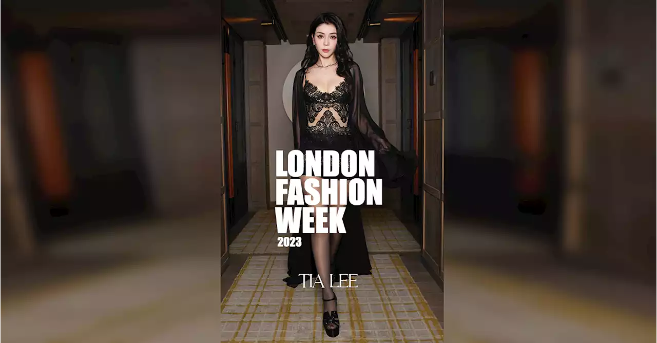 Global C-pop artist and fashion icon Tia Lee makes waves at London Fashion Week