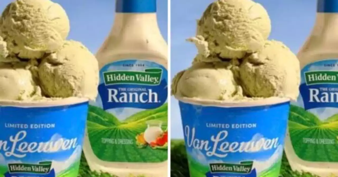 Hidden Valley and Van Leeuwen launch ranch-flavored ice cream at Walmart