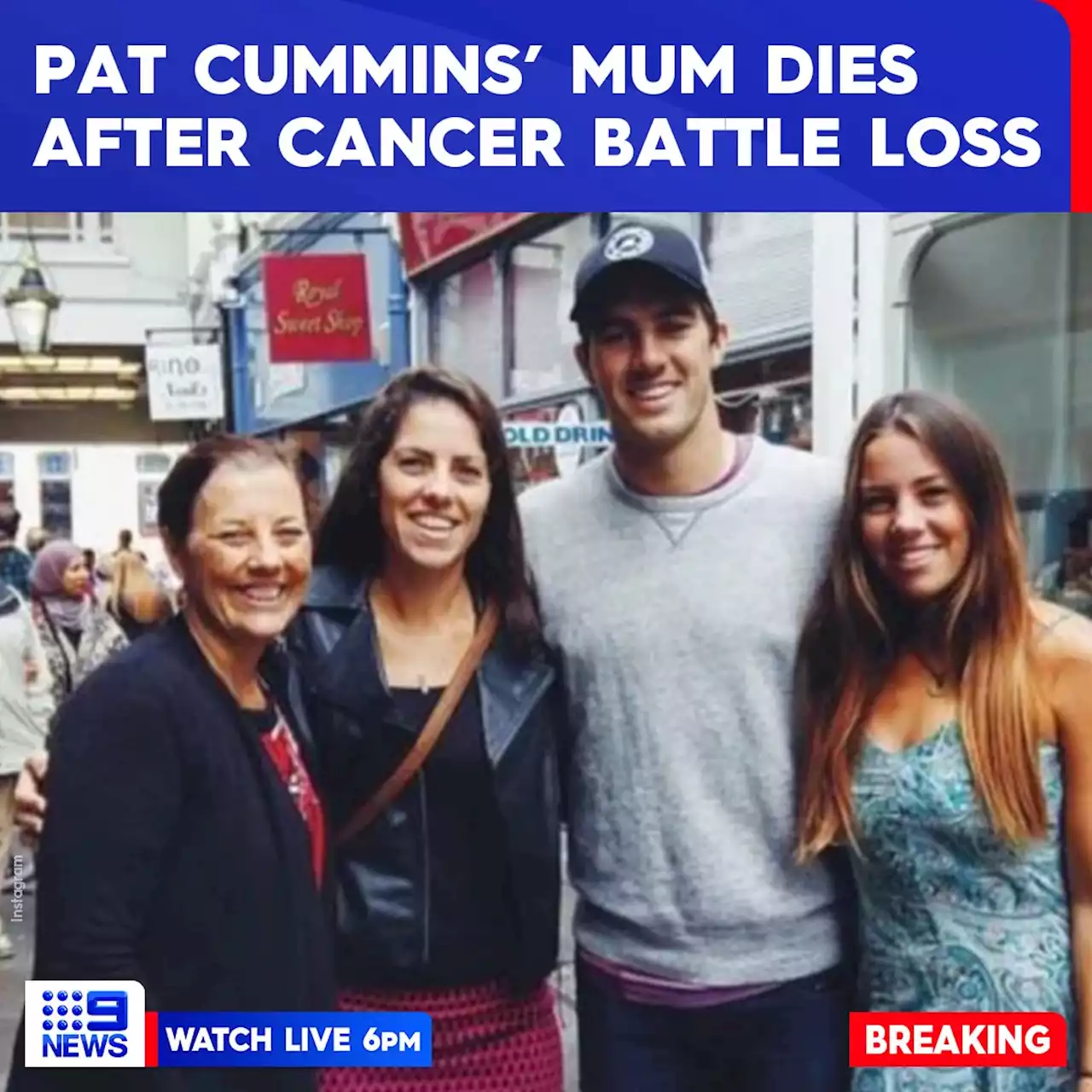 LIVE: Cummins' mum dies after cancer battle