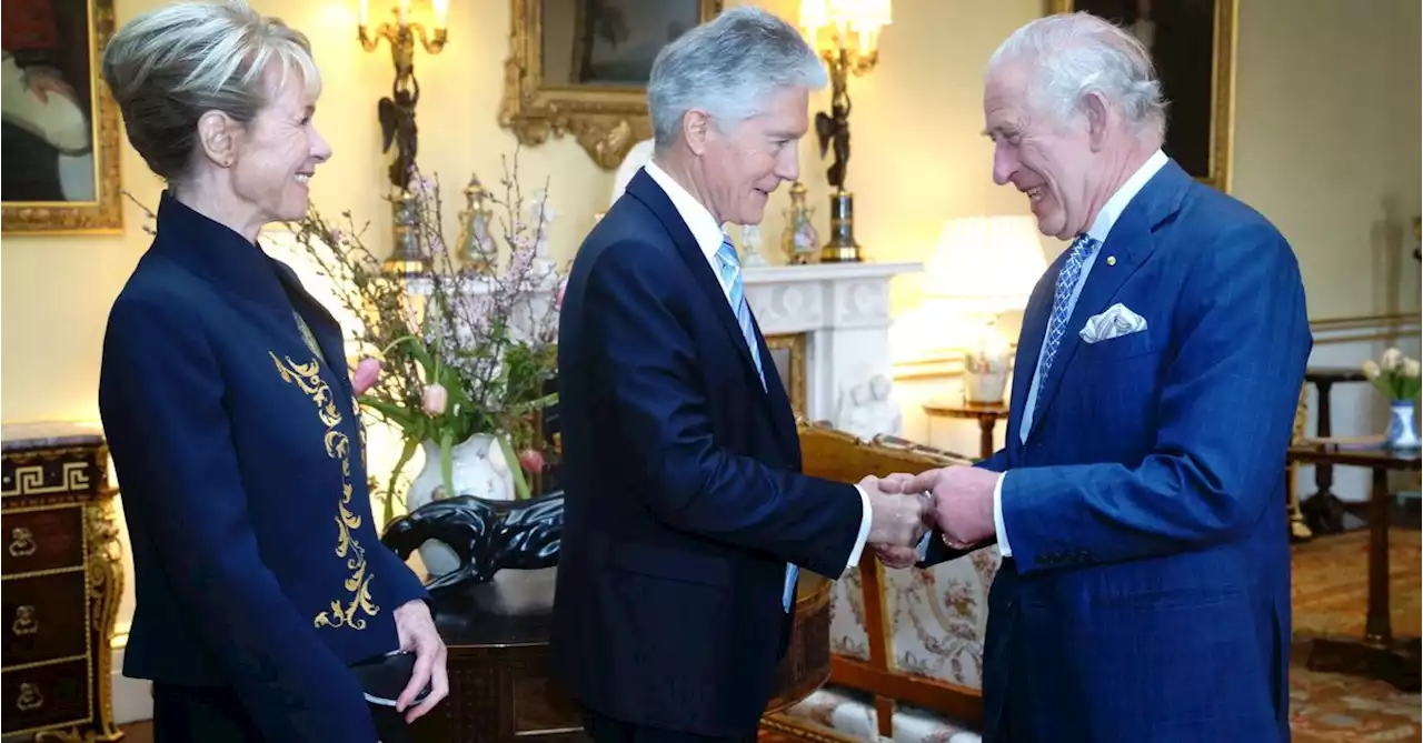 King Charles meets Australia's new High Commissioner in UK, former defence minister Stephen Smith