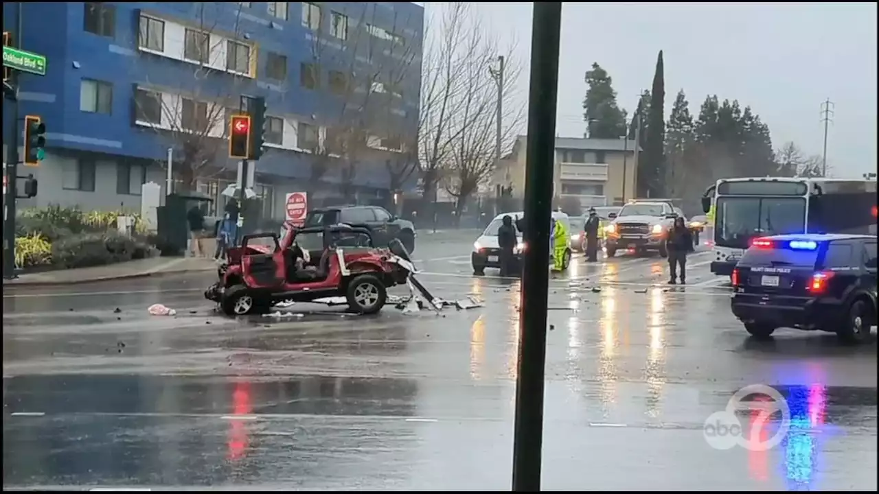 Bay Area storm live updates: At least 5 injured in multi-vehicle accident in Walnut Creek