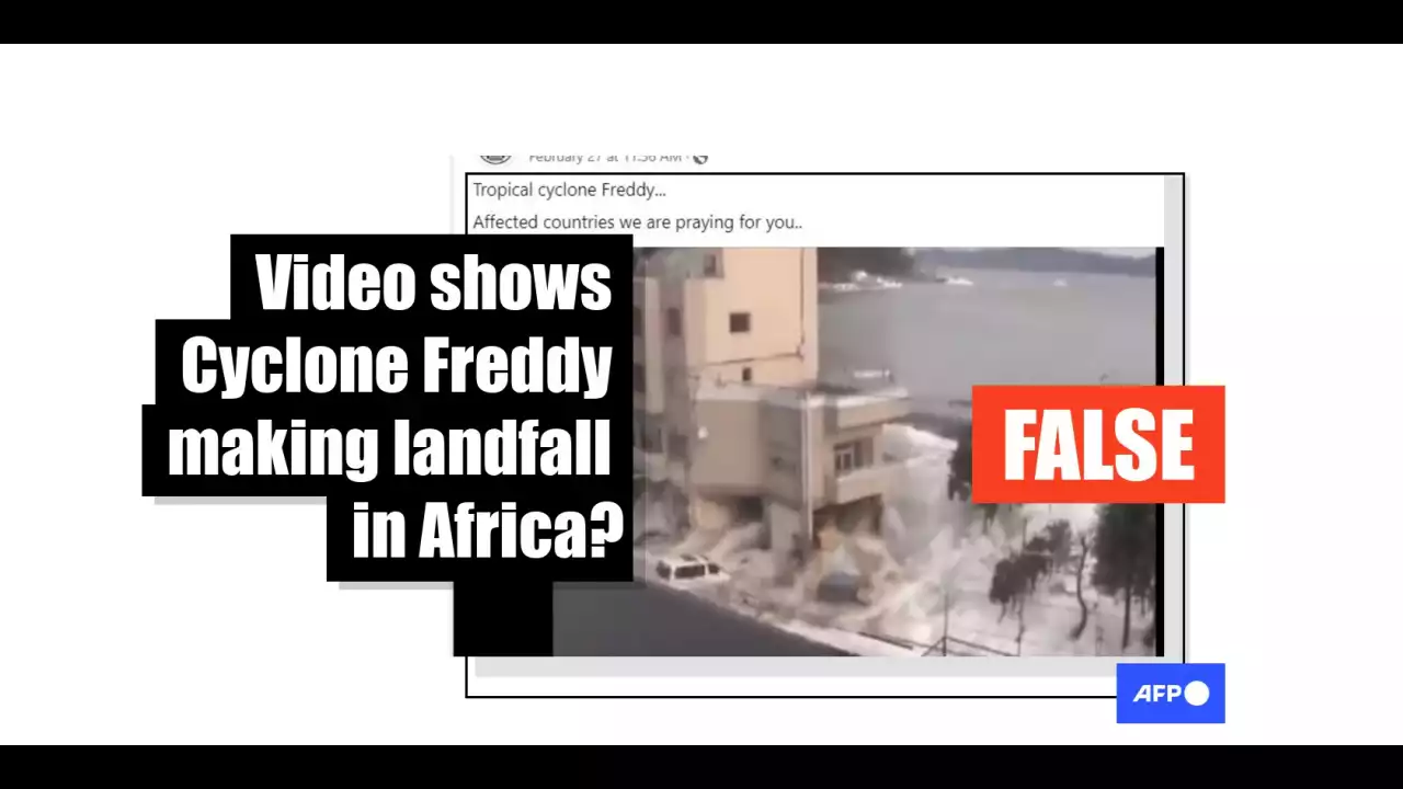 Video shows flooding caused by Japan's 2011 tsunami, not Cyclone Freddy in Africa