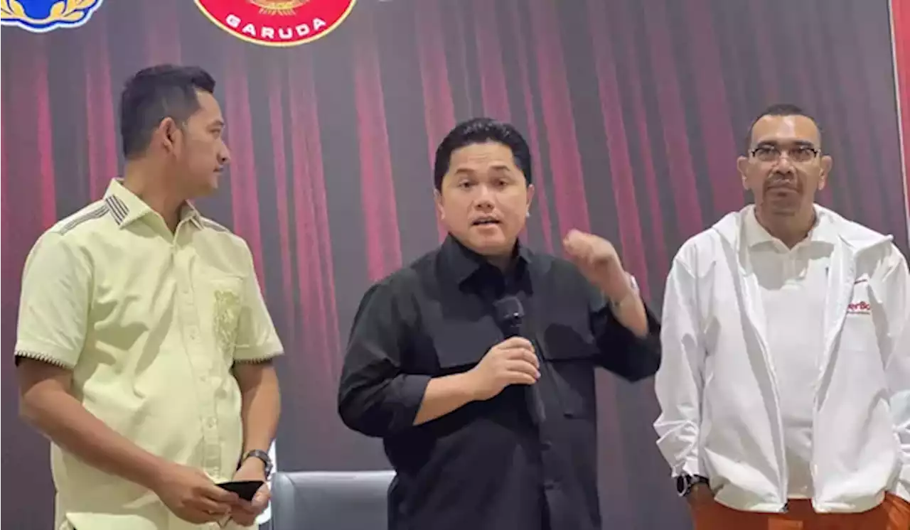 Besok, Ketum PSSI Erick Thohir Mulai Meninjau Kesiapan Venue Piala Dunia U-20